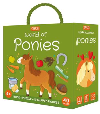World of ponies. Q-box. Ediz. a colori. Con Gioco - Matteo Gaule - Libro Sassi 2024, Sassi junior | Libraccio.it