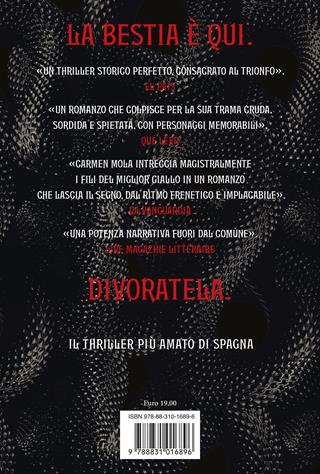 La bestia - Carmen Mola - Libro Salani 2023, Romanzo | Libraccio.it