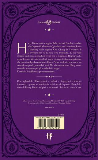 Harry Potter e il Calice di Fuoco. Edizione interattiva - J. K. Rowling - Libro Salani 2025, Fuori collana Salani | Libraccio.it