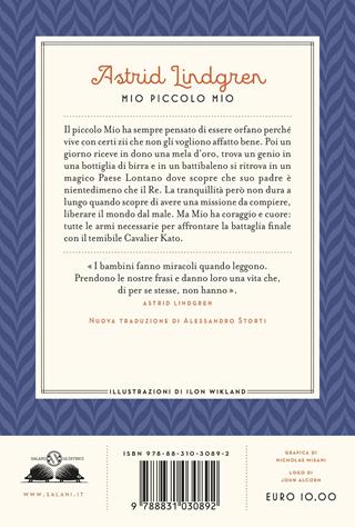 Mio piccolo Mio - Astrid Lindgren - Libro Salani 2026, Gl' istrici | Libraccio.it