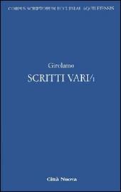 Scritti vari. Vol. 1