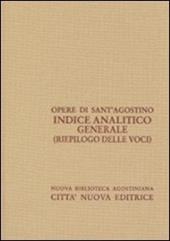 Indice analitico generale (riepilogo)