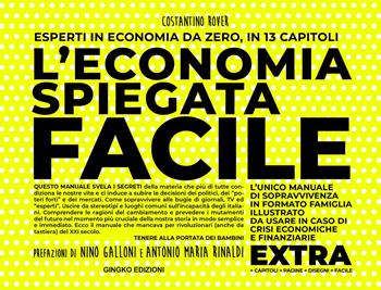 L'economia spiegata facile. Extra. Nuova ediz. - Costantino Rover - Libro Gingko Edizioni 2023 | Libraccio.it