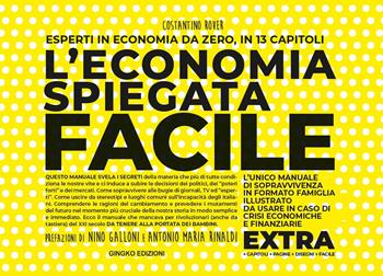 L'economia spiegata facile. Extra. Ediz. ampliata - Costantino Rover - Libro Gingko Edizioni 2024 | Libraccio.it