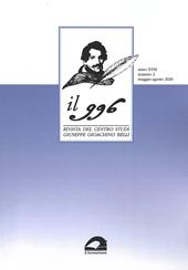 Il 996. Rivista del Centro studi «Giuseppe Gioachino Belli» (2020). Vol. 2: Maggio-agosto.