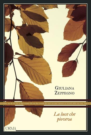 La luce che pioveva - Giuliana Zeppegno - Libro L'orma 2022, I trabucchi | Libraccio.it