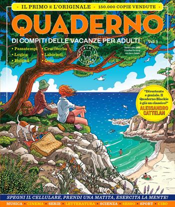 Quaderno di compiti delle vacanze per adulti. L'originale. Vol. 3 - Daniel López Valle, Cristóbal Fortúnez, Dario Falcini - Libro Blackie 2022 | Libraccio.it