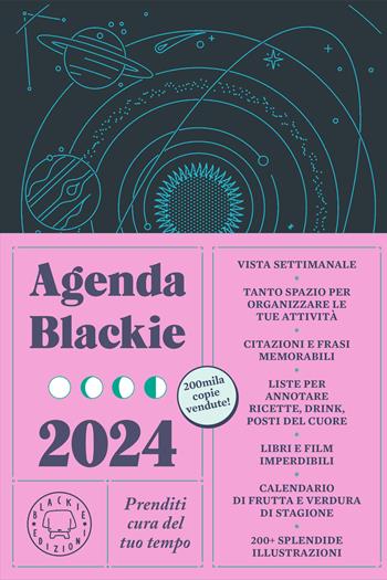 Agenda Blackie 2024 settimanale 12 mesi. Prenditi cura del tuo tempo - Daniel López Valle - Libro Blackie 2023 | Libraccio.it