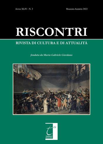 Riscontri. Rivista di cultura e di attualità (2022). Vol. 2  - Libro Terebinto Edizioni 2022 | Libraccio.it
