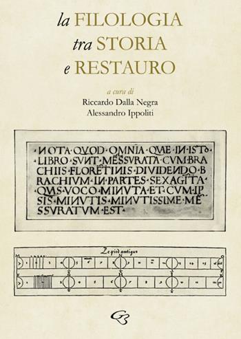 La filologia tra storia e restauro  - Libro Ginevra Bentivoglio Editoria 2026, Architettonica | Libraccio.it