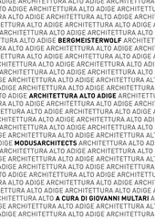 Architettura Alto Adige. bergmeisterwolf - MoDusArchitects. Catalogo della mostra (Napoli, 10-25 gennaio 2020). Ediz. illustrata