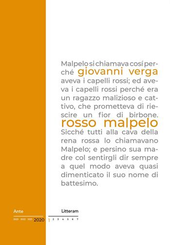 Rosso Malpelo - Giovanni Verga - Libro tab edizioni 2021, Ante Litteram | Libraccio.it
