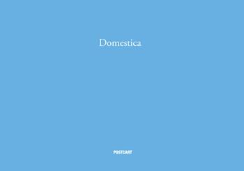 Domestica. Ediz, italiana e inglese. Ediz. illustrata - Silvia Camporesi - Libro Postcart Edizioni 2020 | Libraccio.it