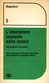 L'educazione sessuale nella scuola