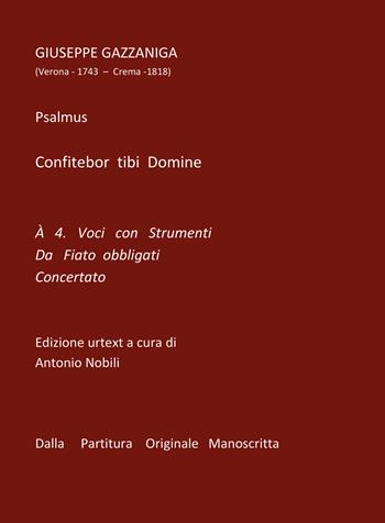 Confitebor tibi Domine - Antonio Nobili - Libro Youcanprint 2019 | Libraccio.it