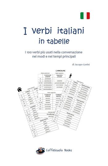 I verbi italiani in tabelle. I 100 verbi più usati nella conversazione nei modi e nei tempi principali. Ediz. a caratteri grandi - Jacopo Gorini - Libro Youcanprint 2019 | Libraccio.it