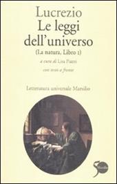 Le leggi dell'universo. La natura, libro I. Testo latino a fronte