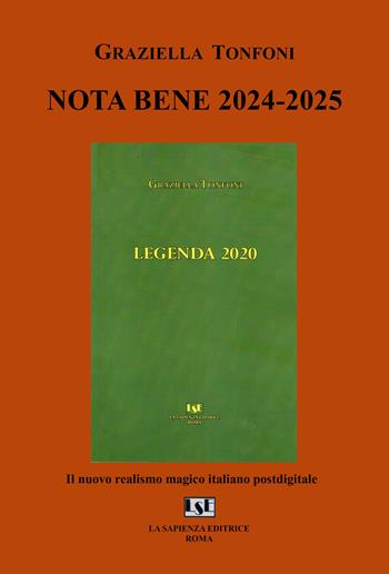 Nota bene 2024-2025. Il nuovo realismo magico italiano postdigitale - Graziella Tonfoni - Libro La Sapienza Editrice 2024 | Libraccio.it