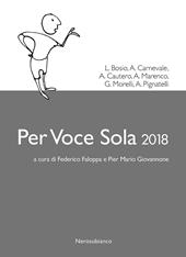 Per voce sola 2018