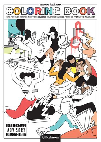 Coloring Book. Thirty one selected coloring drawings picked up from Vito’s imagination - Manolo Vito Roma - Libro QRedizioni 2021 | Libraccio.it