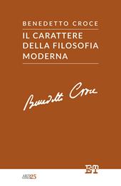 Il carattere della filosofia moderna