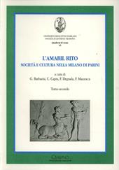 L' amabil rito. Società e cultura nella Milano del Parini