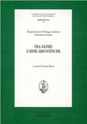 Fra satire e rime ariostesche. Atti (Gargnano del Garda, 14-16 ottobre 1999)