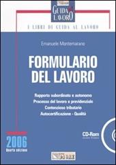 Formulario del lavoro. Con CD-ROM