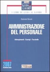 Amministrazione del personale. Adempimenti, esempi, facsimile