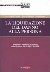 La liquidazione del danno alla persona