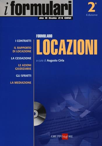 Formulario locazioni. Con CD-ROM  - Libro Il Sole 24 Ore 2013, I Formulari | Libraccio.it