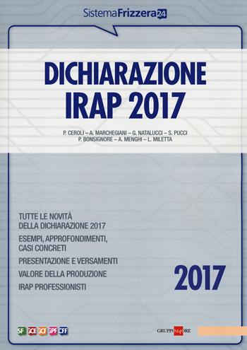 Dichiarazione Irap 2017  - Libro Il Sole 24 Ore 2017 | Libraccio.it