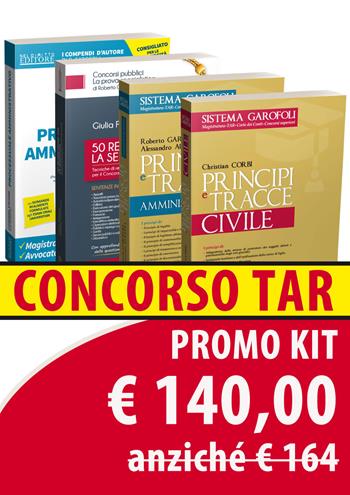 50 referendari TAR. La sentenza-Compendio di diritto processuale amministrativo-Principi e tracce di amministrativo-Principi e tracce civile - Christian Corbi, Roberto Garofoli, Aristide Police - Libro Neldiritto Editore 2017, I manuali per i concorsi | Libraccio.it