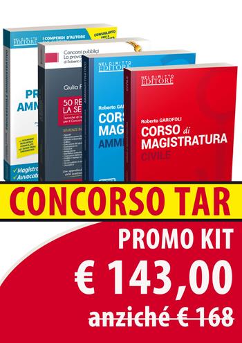 50 referendari TAR. La sentenza-Corso di magistratura civile. Lezioni, giurisprudenza, temi e svolgimento, suggerimenti dottrinali-Corso di magistratura amministrativo. Lezioni, giurisprudenza, temi e svolgimento, suggerimenti dottrinali-Compendio di diritto processuale amministrativo - Roberto Garofoli, Giulia Ferrari, Aristide Police - Libro Neldiritto Editore 2017, I manuali per i concorsi | Libraccio.it