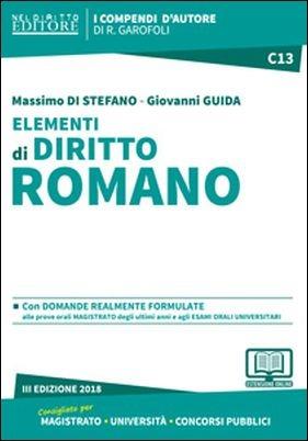 Elementi di diritto romano - Massimo Di Stefano, Giovanni Guida - Libro Neldiritto Editore 2018, I compendi d'autore | Libraccio.it