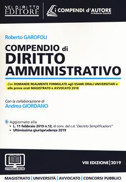 Compendio di diritto amministrativo. Con espansione online - Roberto Garofoli - Libro Neldiritto Editore 2019, I compendi d'autore | Libraccio.it