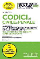 Codici di civile e penale. Annotati con la giurisprudenza più recente e delle sezioni unite. Con aggiornamento online