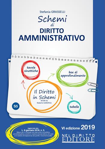 Schemi di diritto amministrativo - Stefania Grasselli - Libro Neldiritto Editore 2019, Il diritto in schemi | Libraccio.it