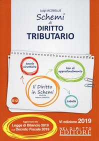 Schemi di diritto tributario - Luigi Iacobellis - Libro Neldiritto Editore 2019, Il diritto in schemi | Libraccio.it