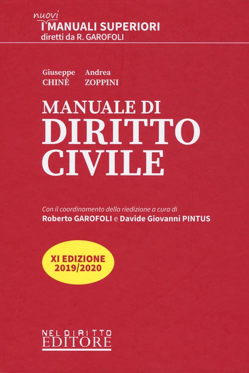 Manuale di diritto civile Giuseppe Chinè, Andrea Zoppini Libro