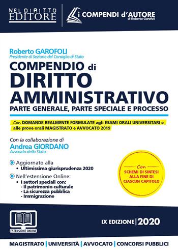Compendio di diritto amministrativo - Roberto Garofoli - Libro Neldiritto Editore 2020 | Libraccio.it