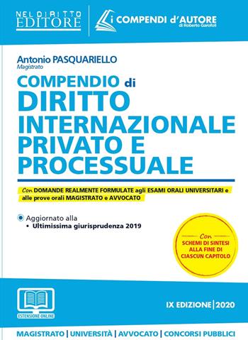 Compendio di diritto internazionale privato e processuale. Con aggiornamento online - Antonio Pasquariello - Libro Neldiritto Editore 2020, I compendi d'autore | Libraccio.it