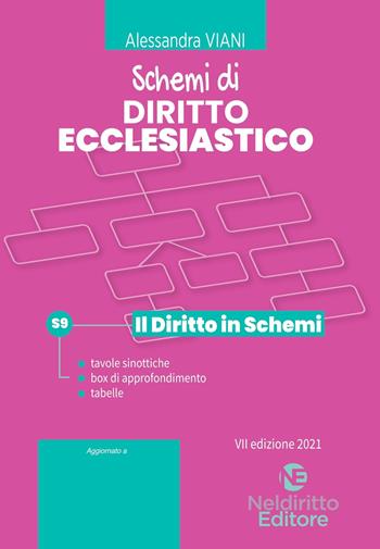 Schemi di diritto ecclesiastico. Nuova ediz. - Alessandra Viani - Libro Neldiritto Editore 2021, Il diritto in schemi | Libraccio.it