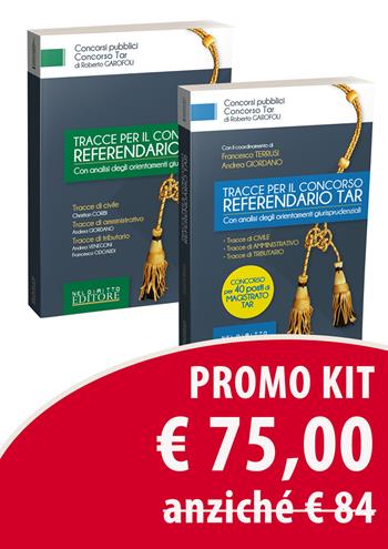 Tracce per il concorso referendario TAR. Kit  - Libro Neldiritto Editore 2020 | Libraccio.it