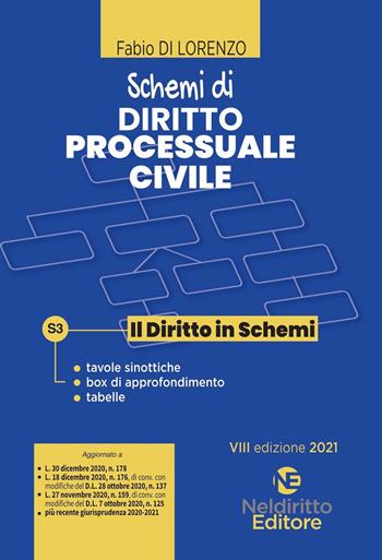 Schemi di diritto processuale civile. Nuova ediz. - Fabio Di Lorenzo - Libro Neldiritto Editore 2021 | Libraccio.it
