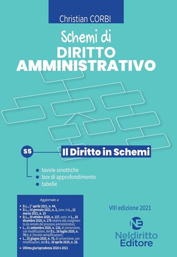 Schemi di diritto amministrativo. Nuova ediz. - Christian Corbi - Libro Neldiritto Editore 2021, Il diritto in schemi | Libraccio.it