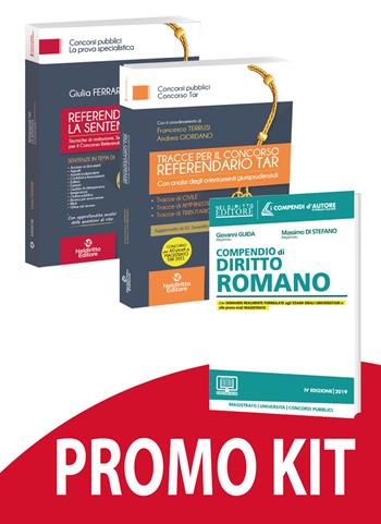 Kit completo per la preparazione di 60 referendari TAR - Giulia Ferrari - Libro Neldiritto Editore 2021 | Libraccio.it