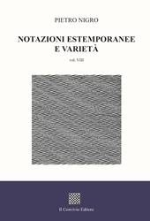Notazioni estemporanee e varietà. Vol. 8