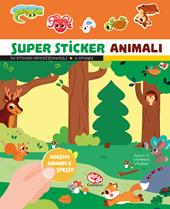 Super sticker animali. Ediz. a colori