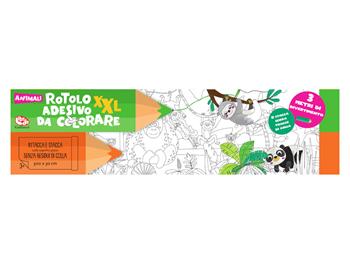 Rotolo adesivo da colorare XXL. Animali. Ediz. illustrata  - Libro Librido Gallucci 2024, Libri attività | Libraccio.it